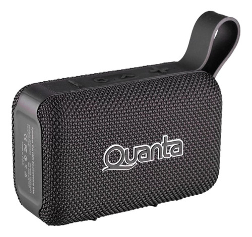 Caixa De Som Portátil Quanta Qtsps80 Soundwave 8w Bluetooth Cor Preto