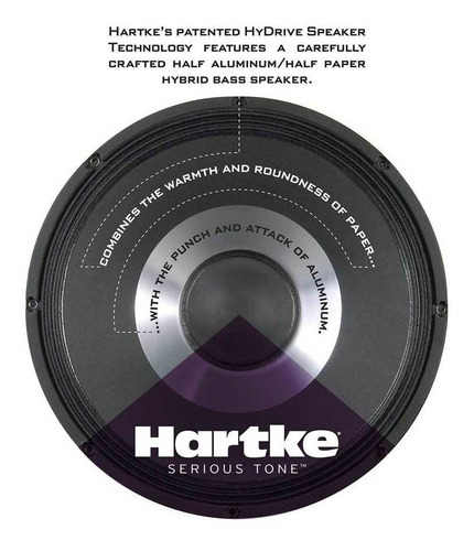Amplificador Hartke Hd Series Hd25 Combo 25w Preto Cor Preto
