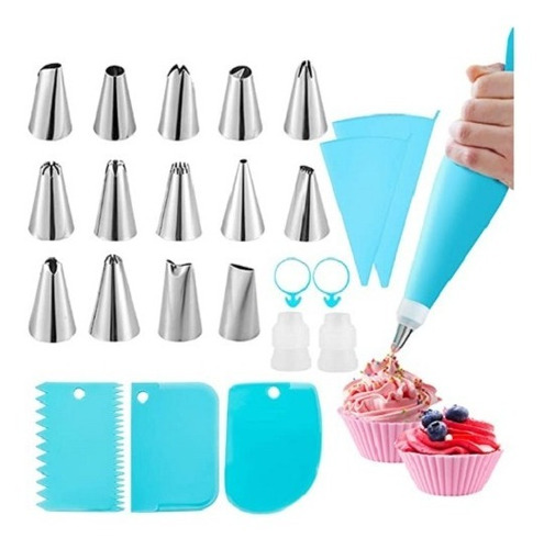 Kit Para Reposteria Y Decoración De Tortas 25 Piezas