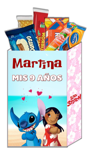 Bolsita Golosinera Imprimible Editable Lilo Y Stitch