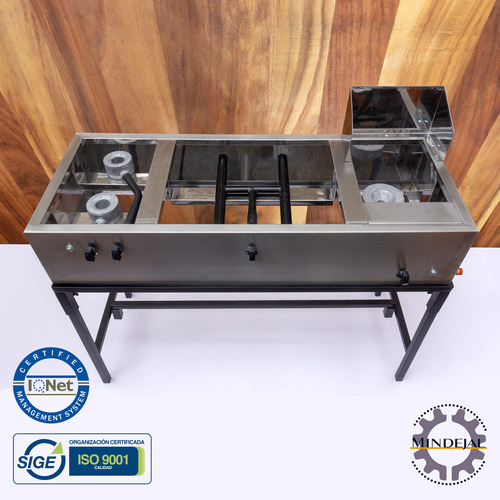 Plancha, Parrilla Y Freidora Acero Inox Mindejal