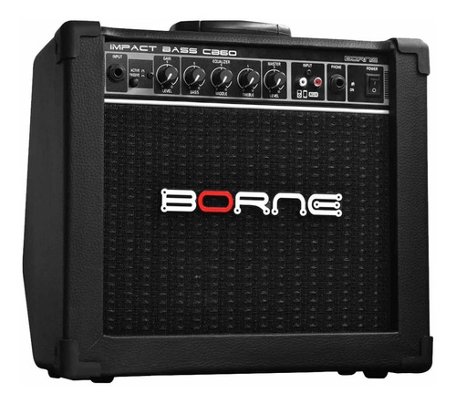 Amplificador Cubo Borne Impact Bass Cb60  Contra - Baixo