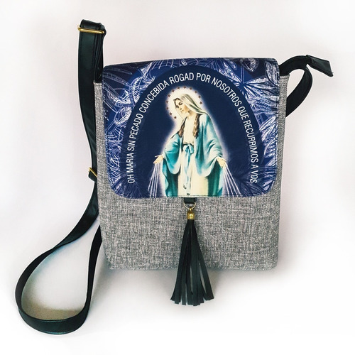 Bolso Manos Libres Virgen Medalla Milagrosa