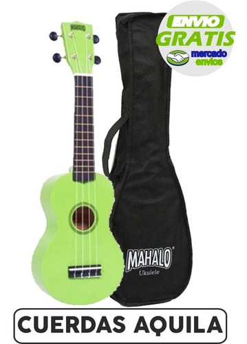 Ukelele Soprano Mahalo Mr1 Funda Colores La Roca Cuo