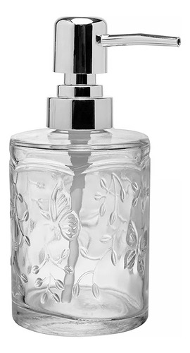 Porta Sabonete Liq. Em Vidro New Butterfly 7x15,5cm - Lyor Transparente