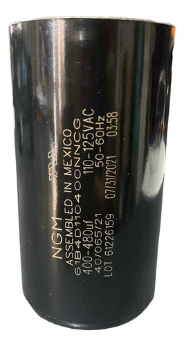 Capacitor Arranque 400-480 Mfd 110v B-4 Motor Electrico 1pz