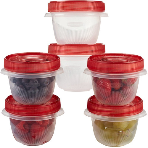 6 Contenedores Rubbermaid Take Along T/rosca 284ml Original