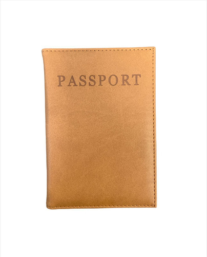 Porta Pasaporte Todobags Unicolor Naranja