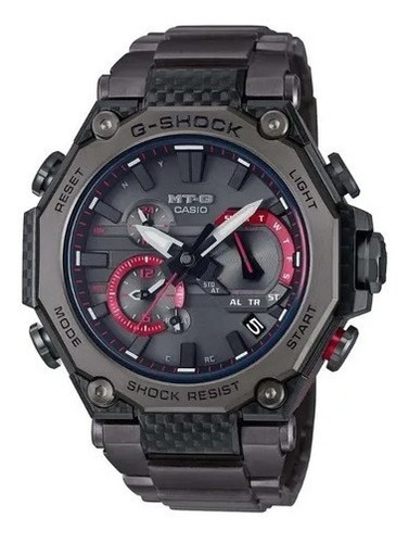 Reloj Casio G-shock Mtg-b2000ybd-1a Time Square Color de la correa Negro Color del bisel Negro