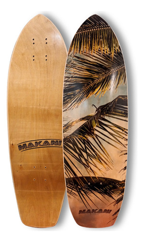 Tabla Surfskate Makaniboards Shape S1 Cruiser Maple Con Lija