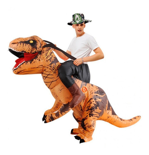 Disfraz Halloween Dinosaurio Inflable T- Rex 