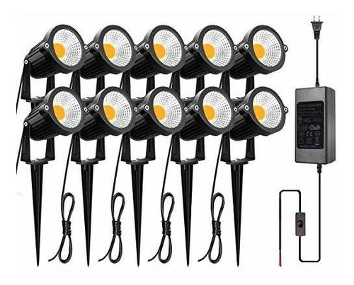 Zuckeo 5 W Led Luces De Paisaje 12 V 24 V Impermeables Luces