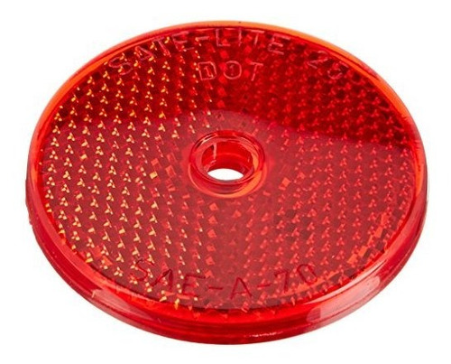 Reflector De Montaje Central Sellado Rojo Grote 41012