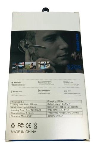 Audifono Manos Libres Business Bluetooth Headset S209