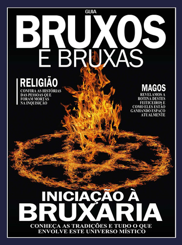 Guia bruxos e bruxas: Iniciação a bruxaria, de On Line a. Editora IBC - Instituto Brasileiro de Cultura Ltda, capa mole em português, 2018