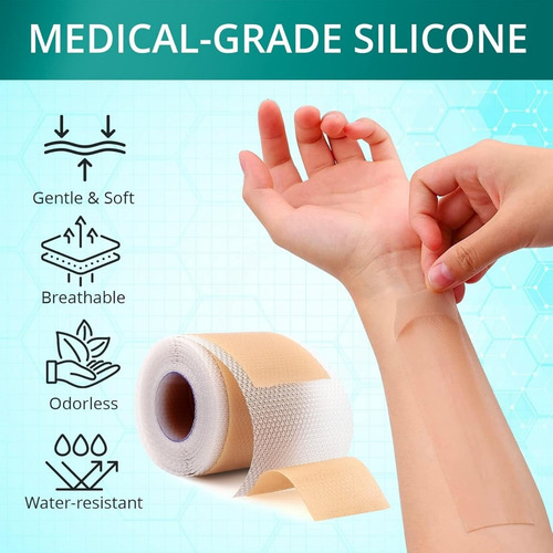 Láminas De Silicona Para Cicatrices, Láminas Eficaces Para E
