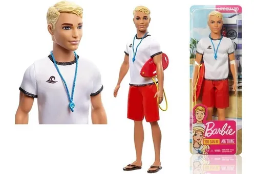 Barbie Quiero Ser Ken Salvavidas Mattel Art. Fxp04