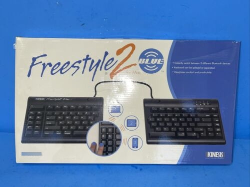 Kinesis Kb800mb-bt Freestyle2 Blue Ergonomic Wireless Ke Ttq