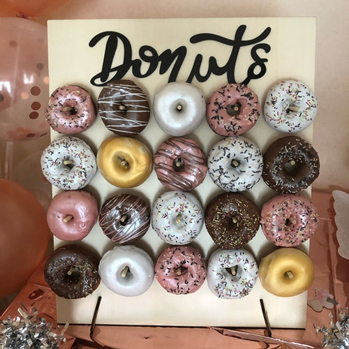 Decoracion Para Cumpleaños Fiestas Panel Porta Donas