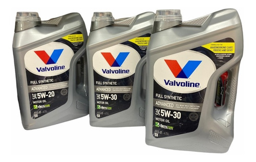 Aceite De Motor Valvoline 5w-30 5w-20 Advanced Ful Synthetic
