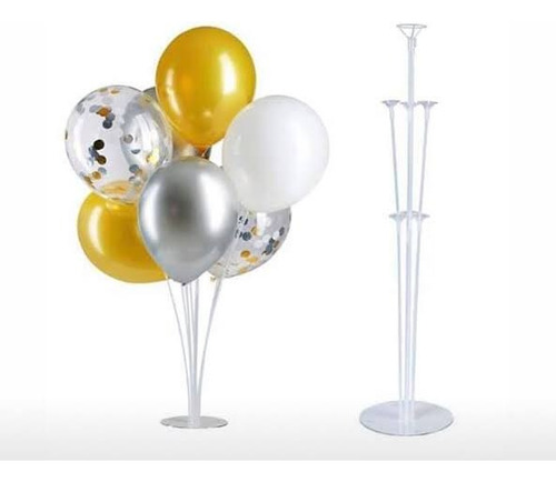 Soporte Parante Acrílico De Globos Para Mesa 72 Cm 