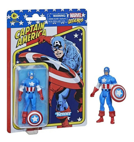 Marvel Legends Retro Capitán América Hasbro Kenner