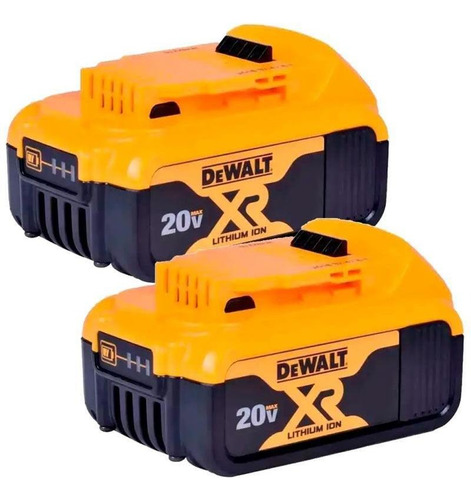 Kit 2 Baterias 5,0ah 20v C/ Carregador Bivolt Dewalt + Bolsa