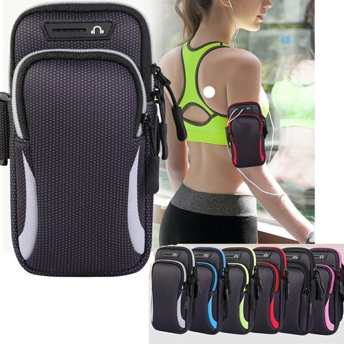 Chh Brazalete For Teléfono Celular, Soporte For El Brazo, Entrenamiento, Correr, Teléfono Celular, Auriculares