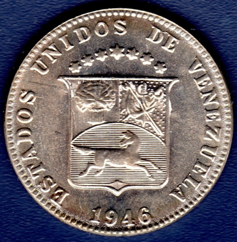 Moneda De 12 1/2 Céntimos 1946 Locha 