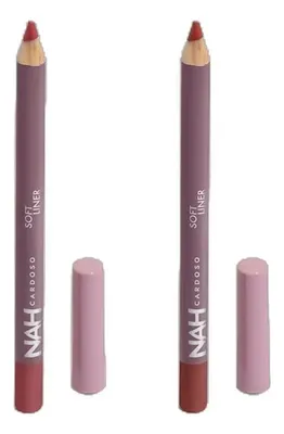 Combo Lápis Contorno Labial Soft Liner By Nah Cardoso: Rosa