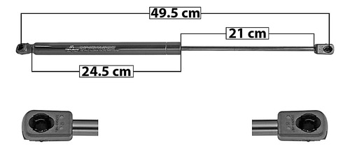 1 Amortiguador 5a Puerta Izq/der Dodge Journey 09 Al 16 Gca