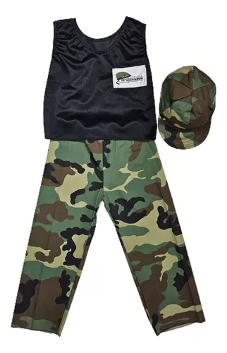Disfraz de Militar Camuflaje para Niños