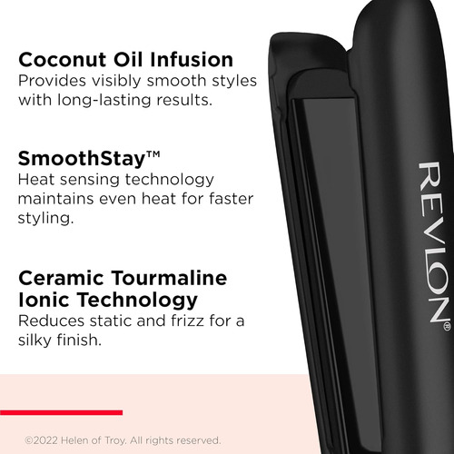 Alisador Revlon Smoothstay Con Aceite De Coco | Para...