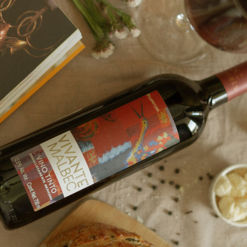 Vino Tinto Vivante Malbec 750ml