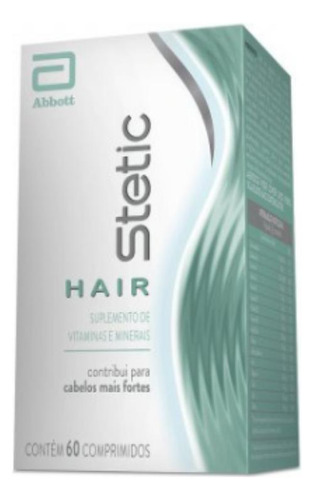 Suplemento Vitamínico Stetic Hair Abbott 60 Comprimidos
