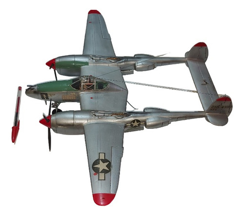 Kit Plástico Montado Avião Lockheed P-38 Lightning - 1/32