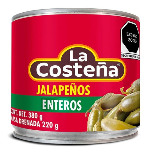 Caja Chiles Jalapeños De 380 Grs Con 24 Latas