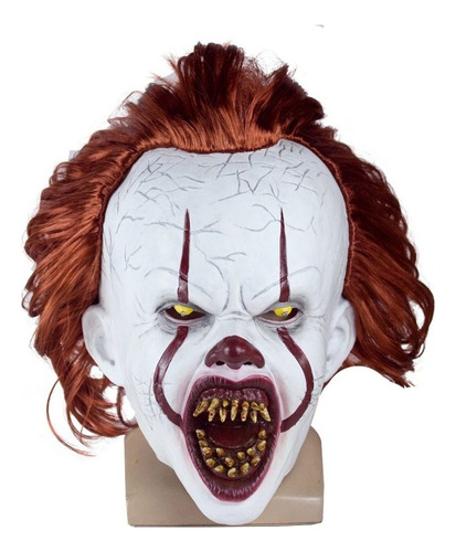 Látex Halloween Látex It El Payaso Pennywise Led