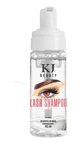 Lash Shampoo Espuma Limpiadora Para Extensiones  Pestañas Kj