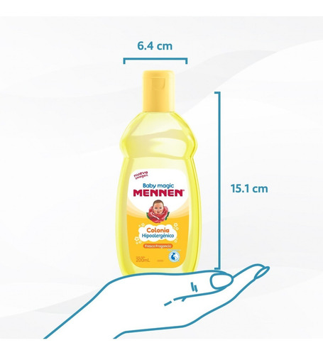 Mennen Baby Magic Colonia Hipoalergénica, 200 Ml