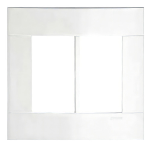 Placa 4x4 3-3 Postos Prm44461 Lunare Schneider blanco