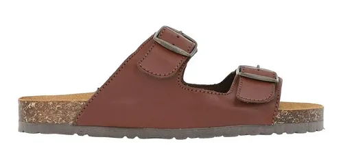 Sandalias Hombres Chanclas Caballero Cafe Comodas 101