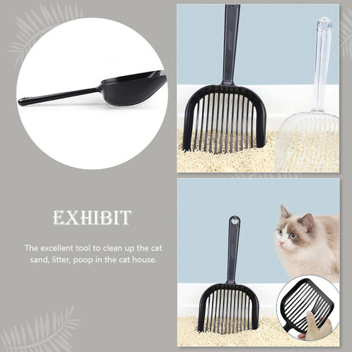 Pala De Arena Para Gatos De Metal Litter Scooper, 2 Unidades