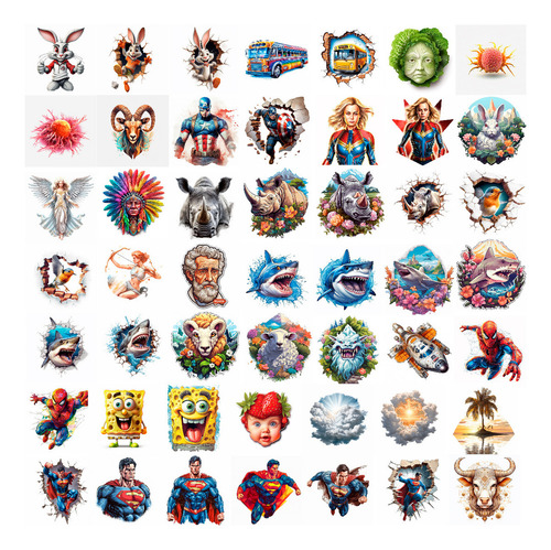 Pack Com Mais De 7.000 Imagens Alta Resolução Para Estampas