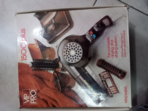 Secadora De Pelo Vintage 1500 Watts 