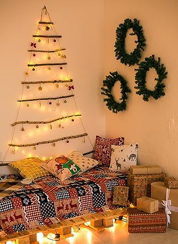 Paquete De 12 Luces Led De Hadas Con Pilas 7 Pies 20 Led