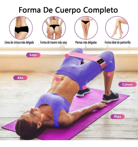 . Banda De Resistencia For Ejercicios De Pilates, 3 Niveles