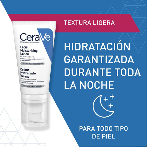 Imagen 4 de 6 de Loción Hidratante Pm Cerave 52 Ml Para Todo Tipo De Piel
