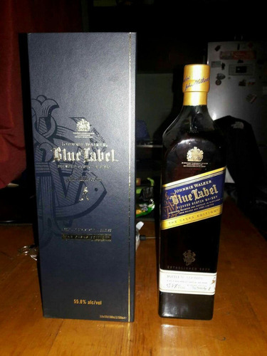 Whisky Johnny Walker Blue Lebel 21 Años Cask, 55,8° 1 Litro.