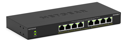 Conmutador Gigabit Poe De 8 Puertos Netgear (gs308lp): 8 X P